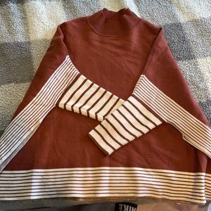 Brown with creme detail